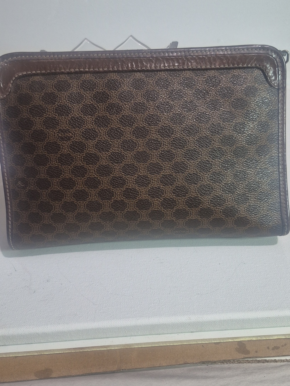 Vintage Celine Brown Monogram Bag - Picture 9 of 13